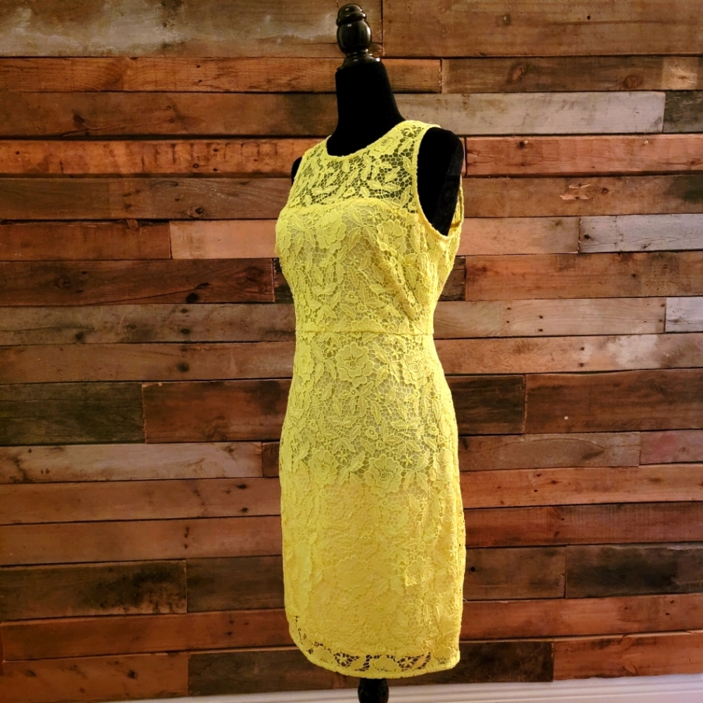Jcrew Neon Lace Dress- NWT size 4